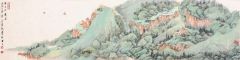 韦韬作品山水