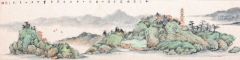 韦韬作品山水
