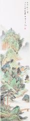 韦韬作品山水