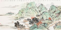 韦韬作品山水