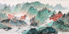 韦韬作品山水