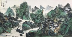 韦韬作品山水