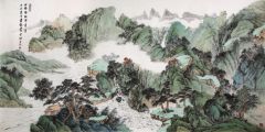 韦韬作品山水
