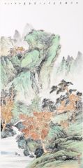 韦韬作品山水