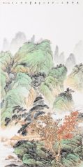 韦韬作品山水