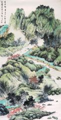 韦韬作品山水