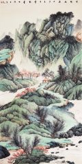 韦韬作品山水