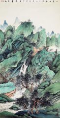 韦韬作品山水