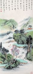 韦韬作品山水