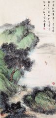 韦韬作品山水