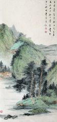 韦韬作品山水