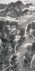 石峰作品烟雨秋深