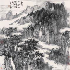 石峰作品叠嶂摩霄图
