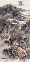 石峰作品水落陂塘秋
