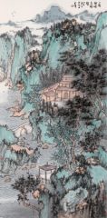 石峰作品一溪烟咽夺楼中