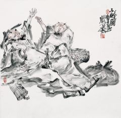 张立奎作品不醉图