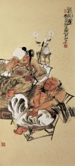 张立奎作品赏花图