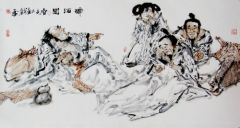 张立奎作品醉酒图