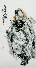 张立奎作品锺道嫁妹图