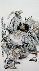 张立奎作品钟魁造像
