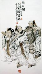 张立奎作品仙行图