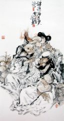 张立奎作品将进酒君莫停
