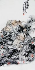 张立奎作品得财图