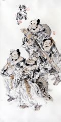 张立奎作品仙行图