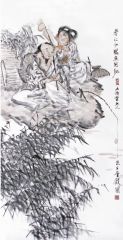 张立奎作品春江水暖鱼儿肥