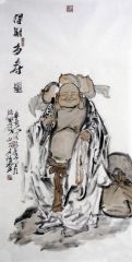 张立奎作品得财多寿图