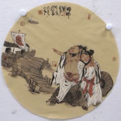 张立奎作品醉归图