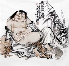 张立奎作品刘海戏金蟾