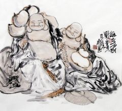 张立奎作品和合多财图