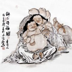 张立奎作品和合得福图