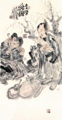 张立奎作品王小学艺图 