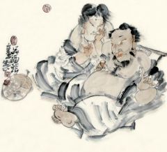 张立奎作品品酒