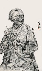 张立奎作品水墨人物06 