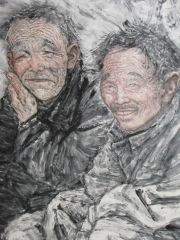 张立奎作品水墨人物01