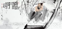 马未定作品洞庭垂钓