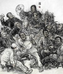 张立奎作品黄土大戏-老腔