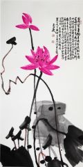 马未定作品荷花04