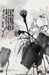 马未定作品花鸟作品