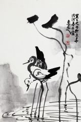 马未定作品花鸟作品