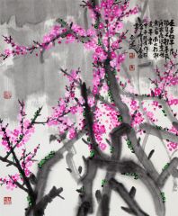 马未定作品花鸟作品