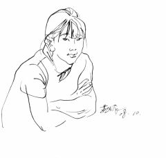陈燕侬作品速写作品131
