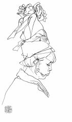 陈燕侬作品速写作品120