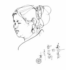 陈燕侬作品速写作品102