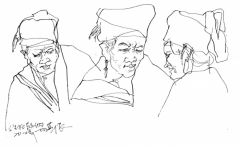 陈燕侬作品速写作品100