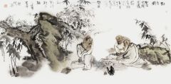 陈燕侬作品对弈图