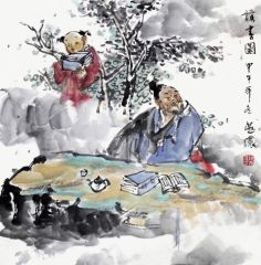 陈燕侬作品读书图